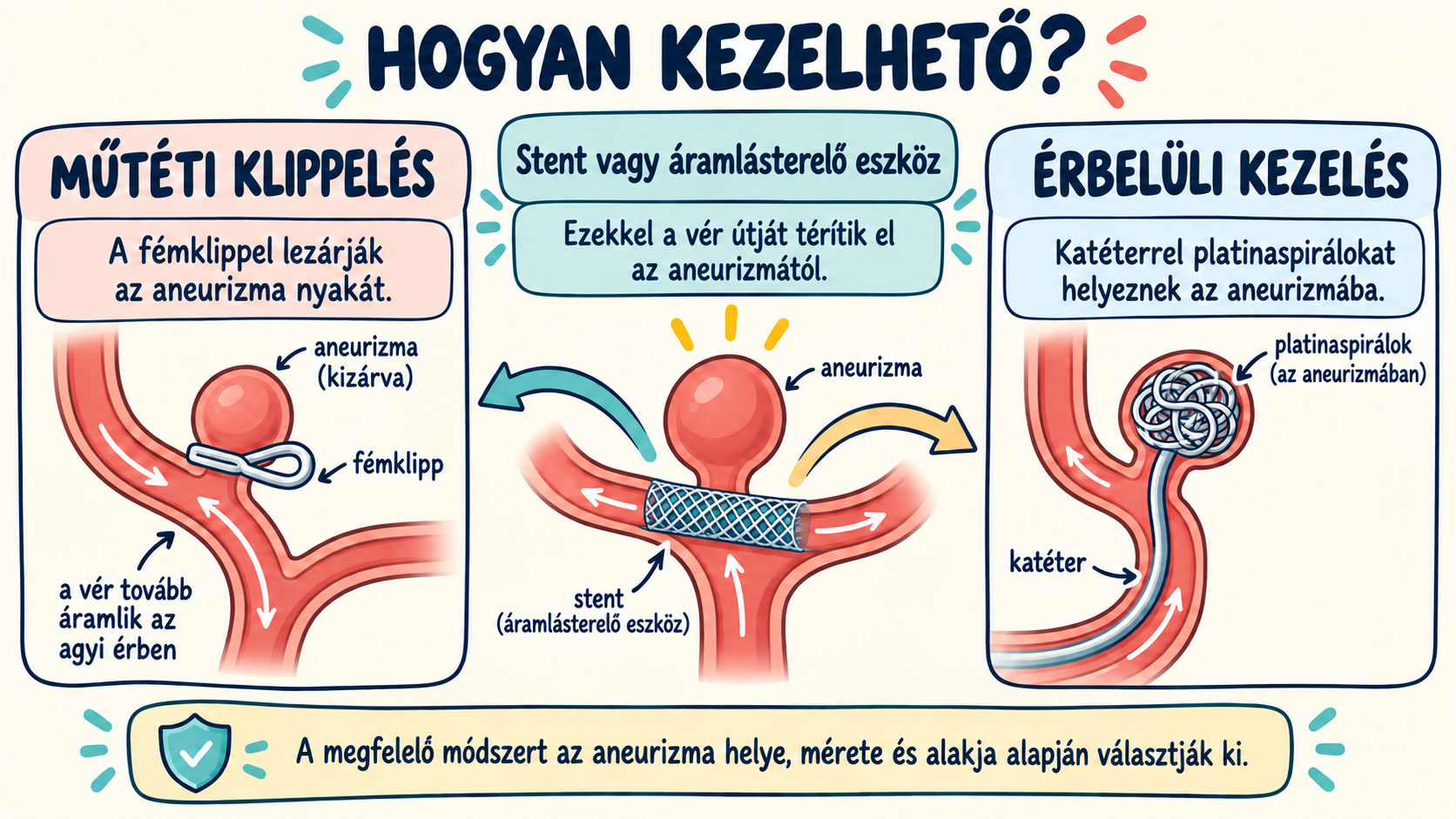 Hogyan kezelhető az aneurizma?